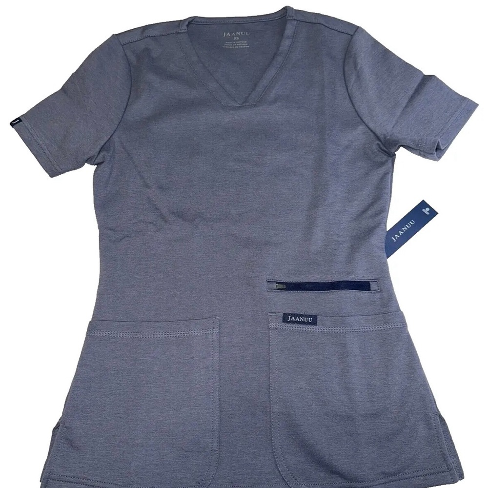 NWOT Heather Navy scrub set